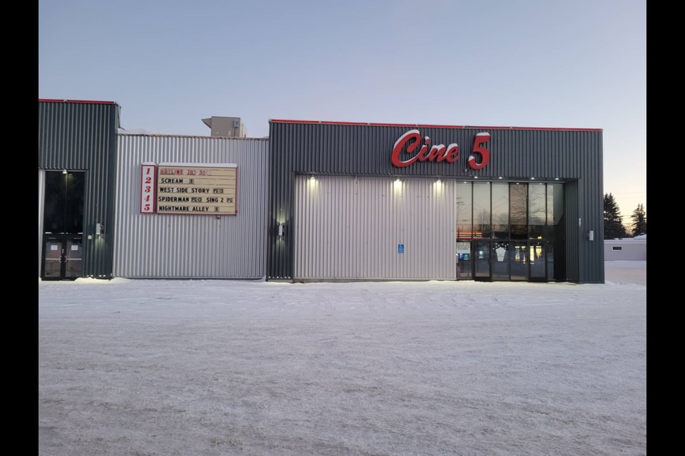 Cine 5 Theatre in International Falls, Minn. (courtesy Cine 5 Theatre)