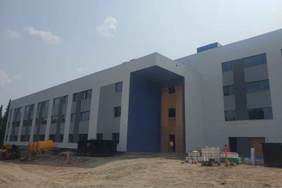 A 56-unit seniors housing complex is almost done in Kenora.