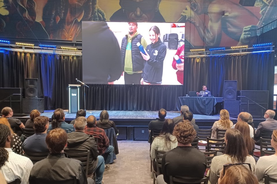 A documentary is screened May 21, 2025, at Lakehead University in Thunder Bay.