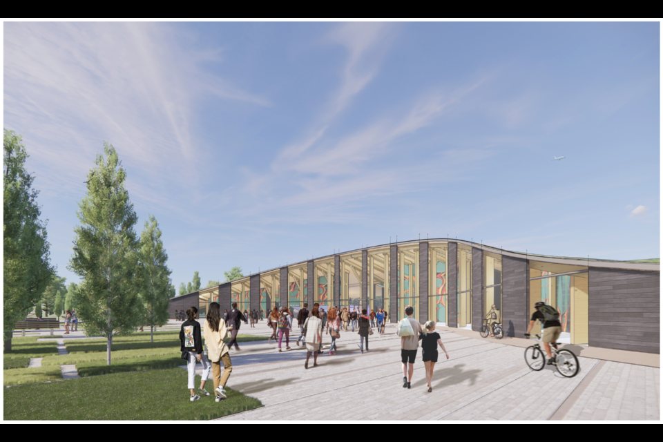 This image of what the Centre of Expertise could look like was created in 2024 after engagement sessions in Northwestern Ontario.