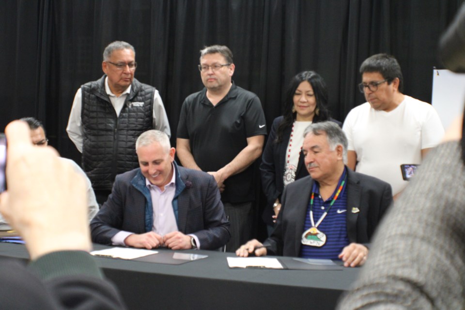 Gwayakocchigewin Limited Partnership and Hydro One entered into a historic agreement to advance the Waasigan Transmission Line.
