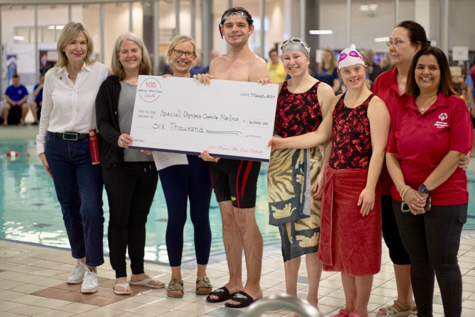 Over 200 athletes from surrounding communities came to town recently for the Special Olympics Ontario Oakville Marlins Swim Meet