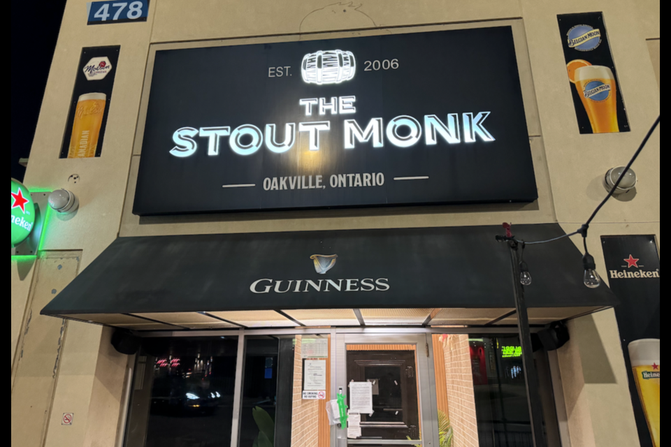 The Stout Monk Oakville closed