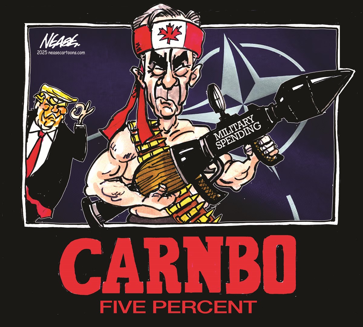 Local cartoonist Steve Nease provides a humorous take on current events