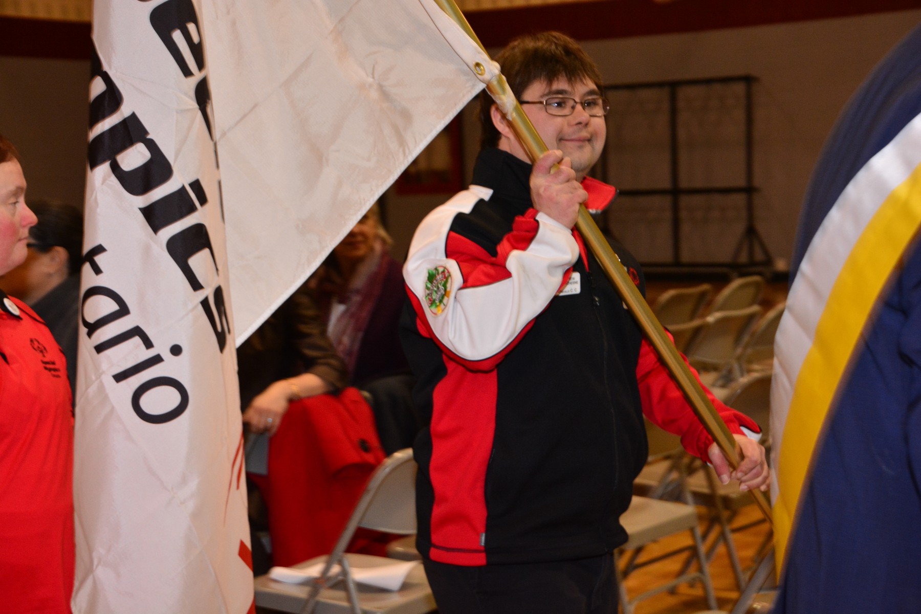 Special Olympic Athlete Andrew Beauchesne Carrying the Flag for Oakville | Janet Bedford