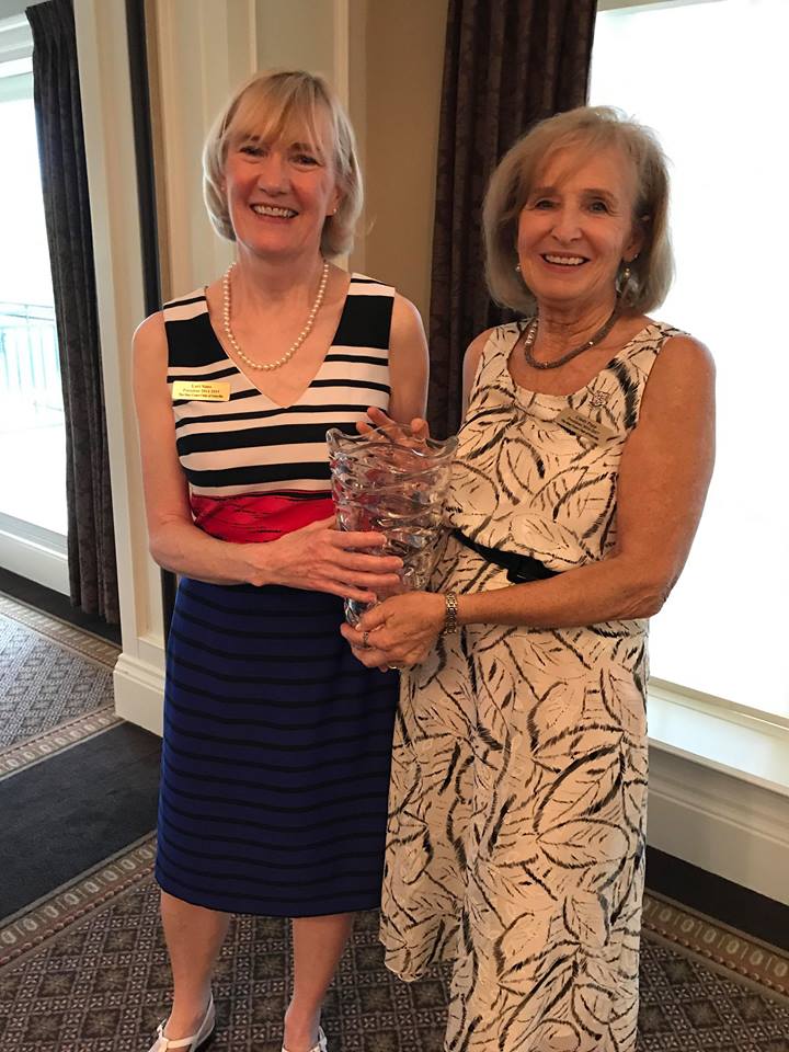 Lori Sims and Charlotte Riddell,May court Presidents award | May Court Club of Oakville