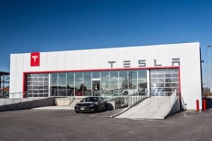 Tesla Store and Showroom in Oakville Ontario |  Tesla Store in Oakville, Ontario now open in Oakville, Ontario; Photo Credit: R.G. Beltzner