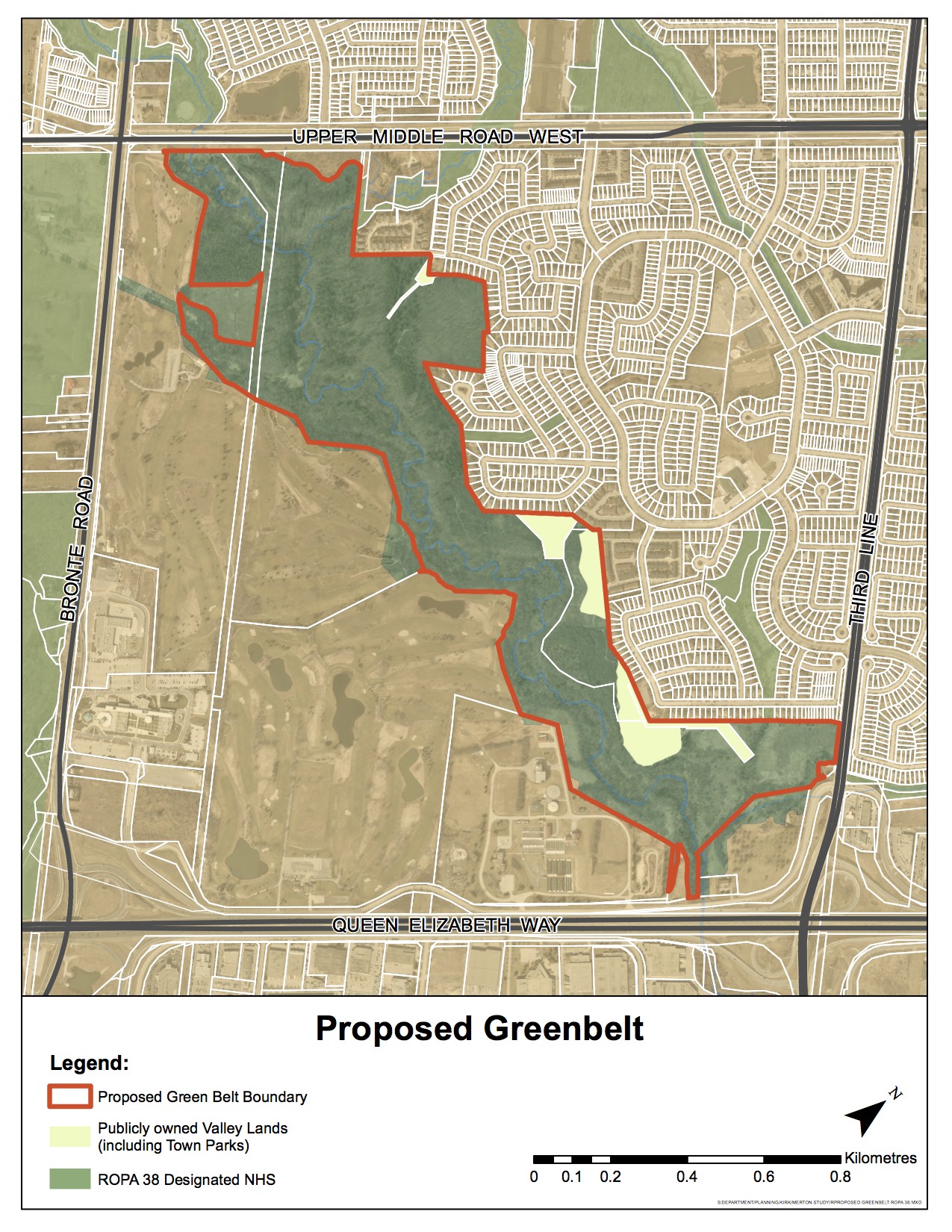 Map - Growing the Greenbelt re Item 2 | Town of Oakville