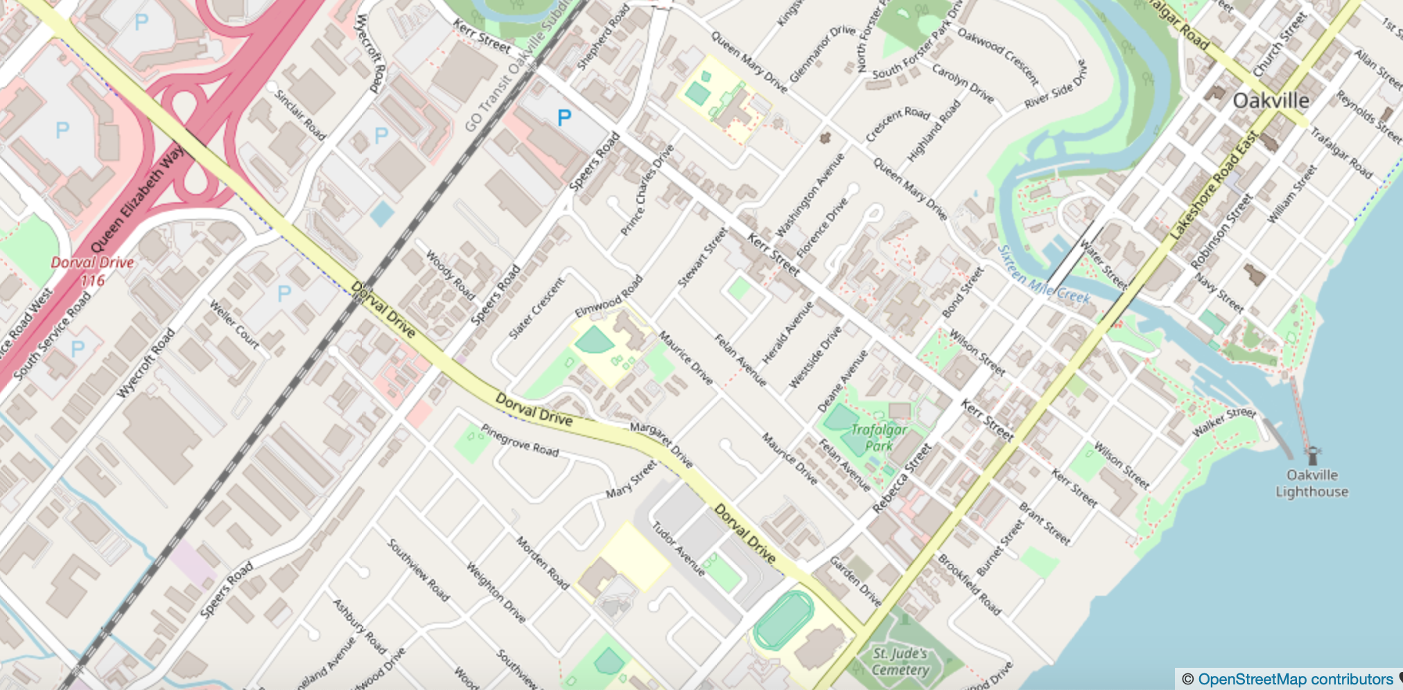 Speers Road | © OpenStreetMap.org contributors CC BY-SA (openstreetmap.org - copyright)