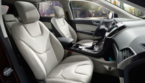 Front Interior for Ford Edge 2016 | This fully equipped Edge Sport is a very comfortable vehicle for driver and front seat passenger. | Ford Motor Company