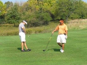 Two men in shorts playing golf | It is amazing how much you can learn about a business over a game of golf. | danperry.com / Foter / CC BYGolfGolf