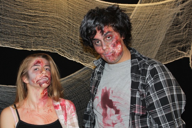 Two Teenagers made up like Zombies | YMCA Oakville