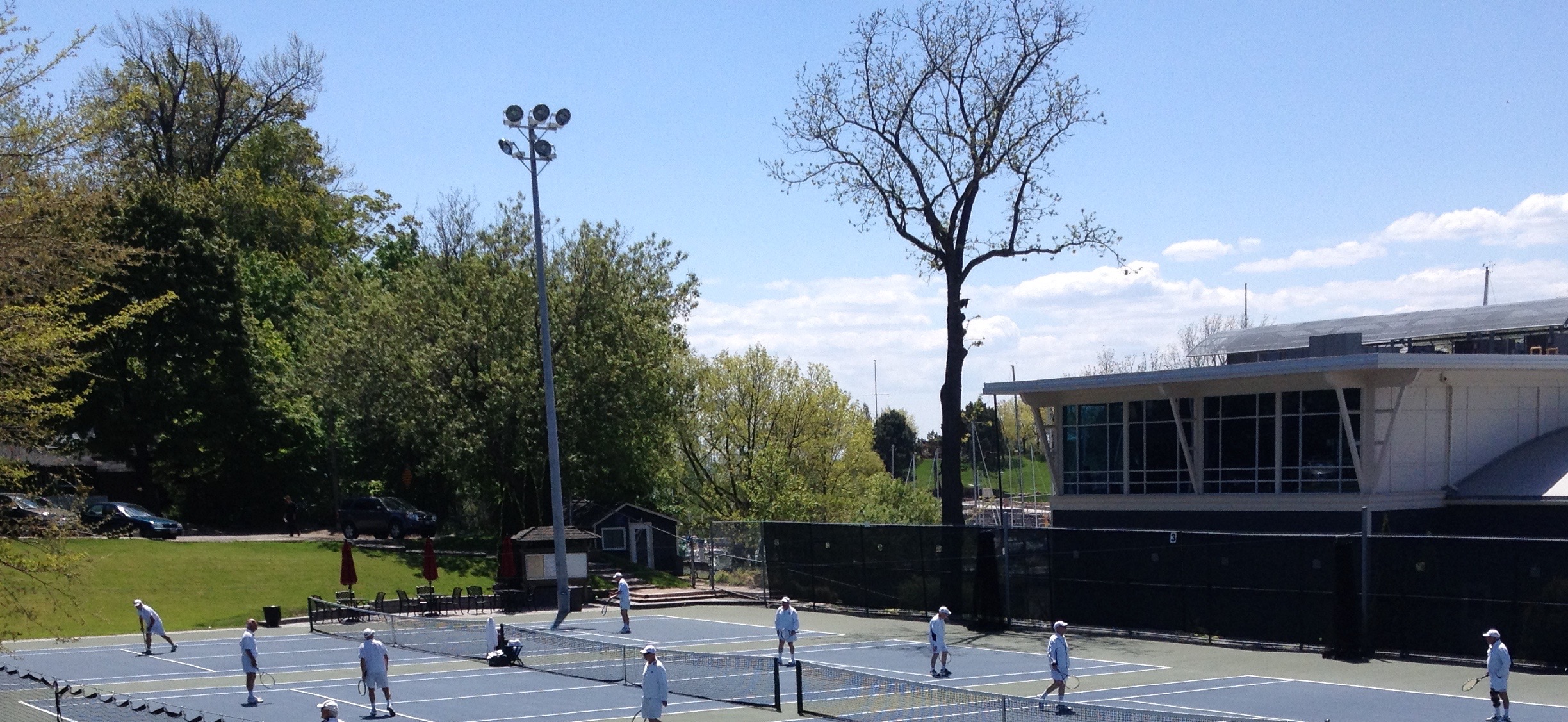 Enjoying a game of tennis | OakvilleNews.Org