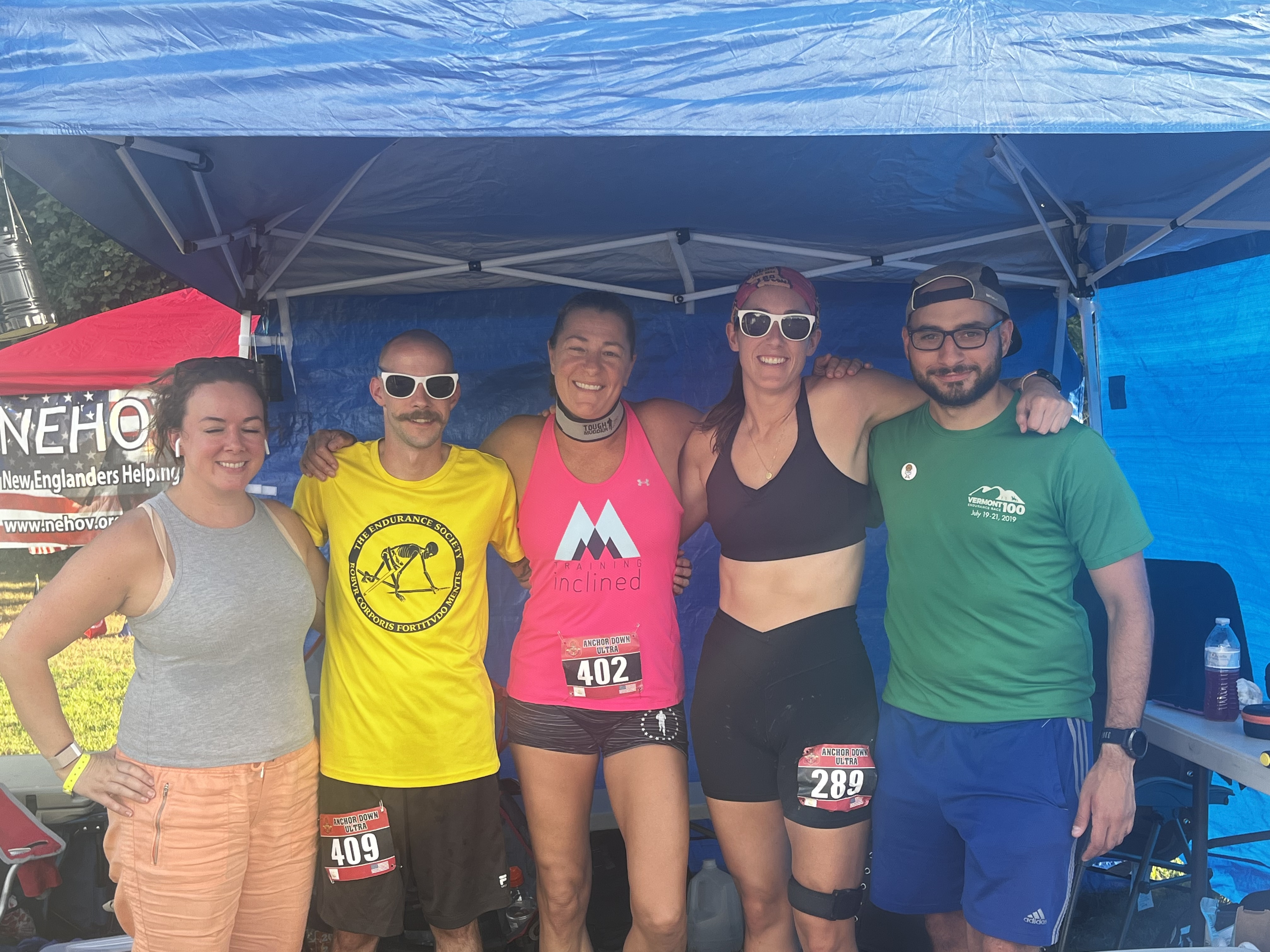 Maxine Colvey Finishes 8th at Anchor Down | Oakville endurance runner Maxine Colvey (pictured 2nd from the right) ran for just under 12 hours in Rhode Island, last weekend. | Maxine Colvey
