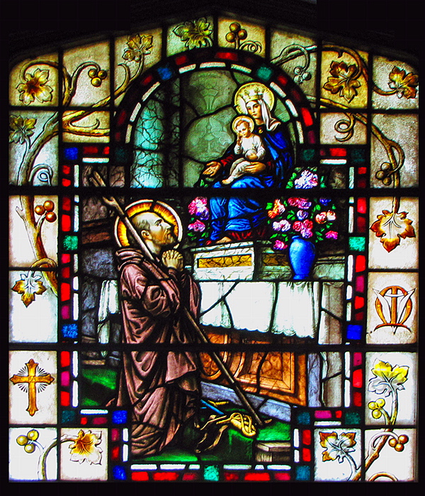 Stained Glass Window of Ingnatius | RCC