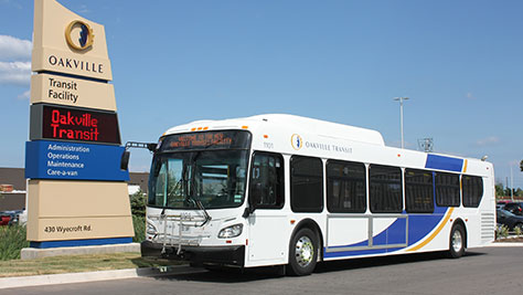 Oakville Automatic Vehicle Locators, Oakville Transit Bus | Town of Oakville