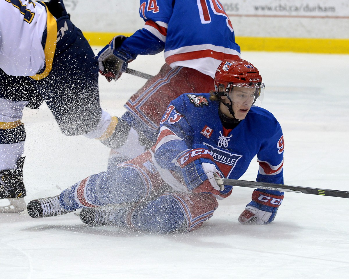 Ontario Junior Hockey League, Regular Season Game Action between Whitby Fury and Oakville Blades | Jay Johnston  -  OJHL Images