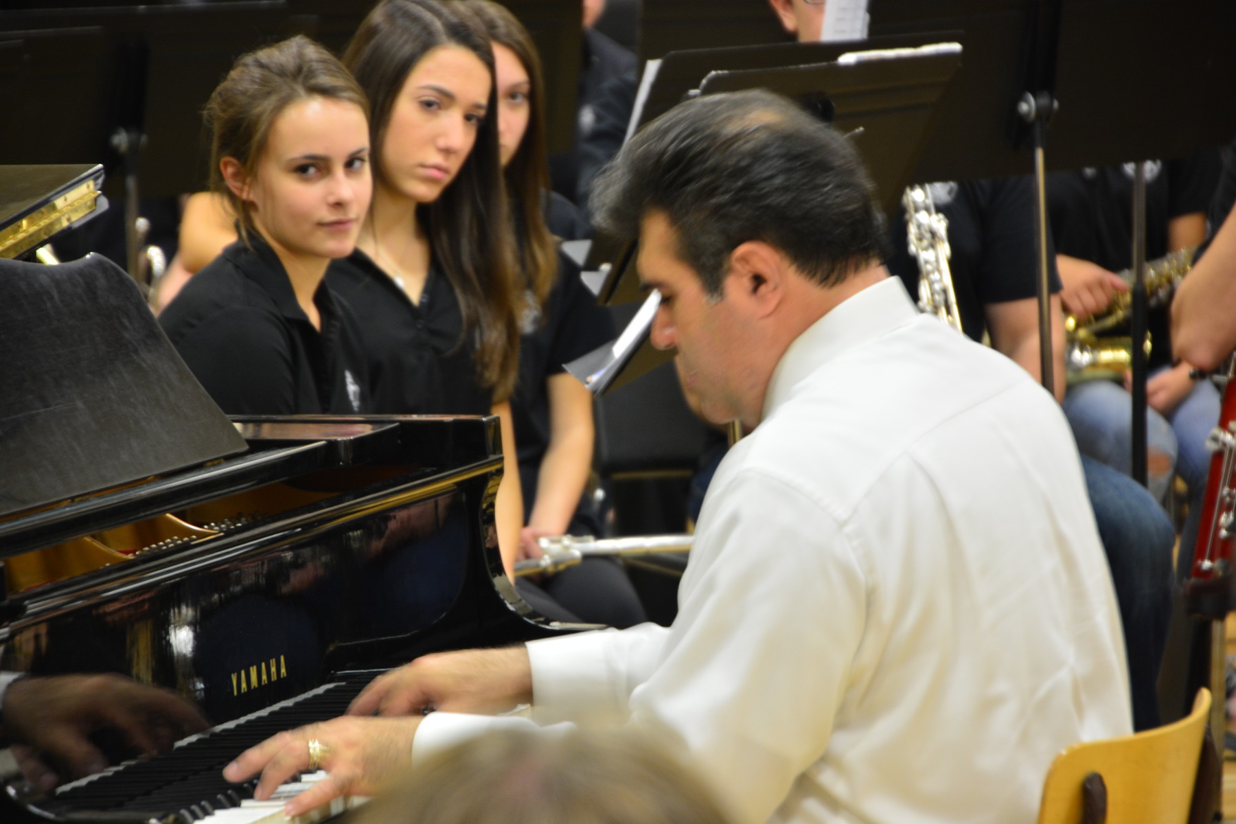 T.A, Blakelock Musical Evening with the award-winning composer, Samuel R. Hazo and his Compositions at TA Blakelock HS Nov. 5 2015 | Janet Bedford