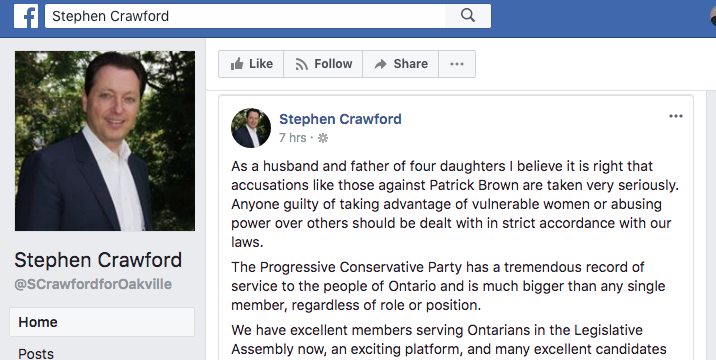 Patrick Brown Stephen Crawford Facebook | Stephen Crawford Facebook