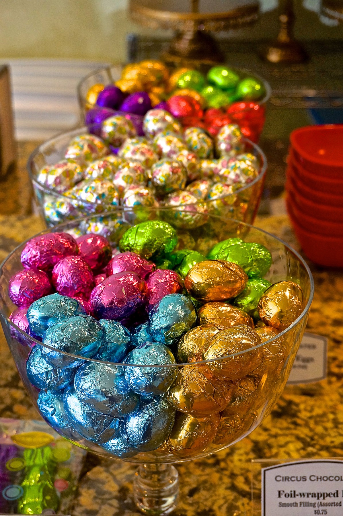 Foil Easter Eggs | Can you find where all the treats are hidden in Bronte; Photo Credit: OakvilleNews.Org | OakvilleNews.Org