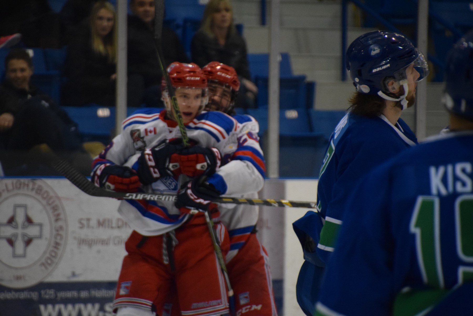 Two Hockey Players on the ice | Scott Ellis - The Hockey House