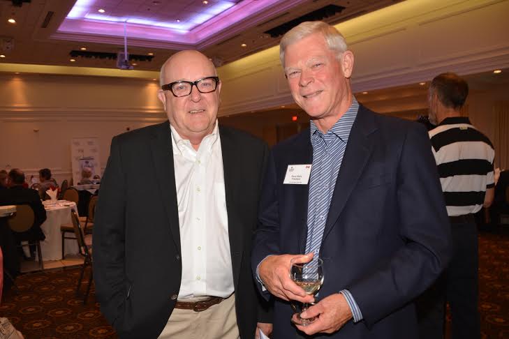 Author Ian Hamilton and CCHP president Barry Wylie, Oakville, Ontario | Janet Bedford