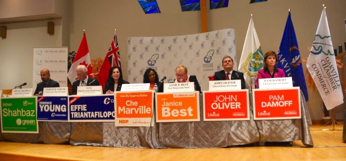 All Candidates from Oakville Ridings on Dias | Janet Bedford