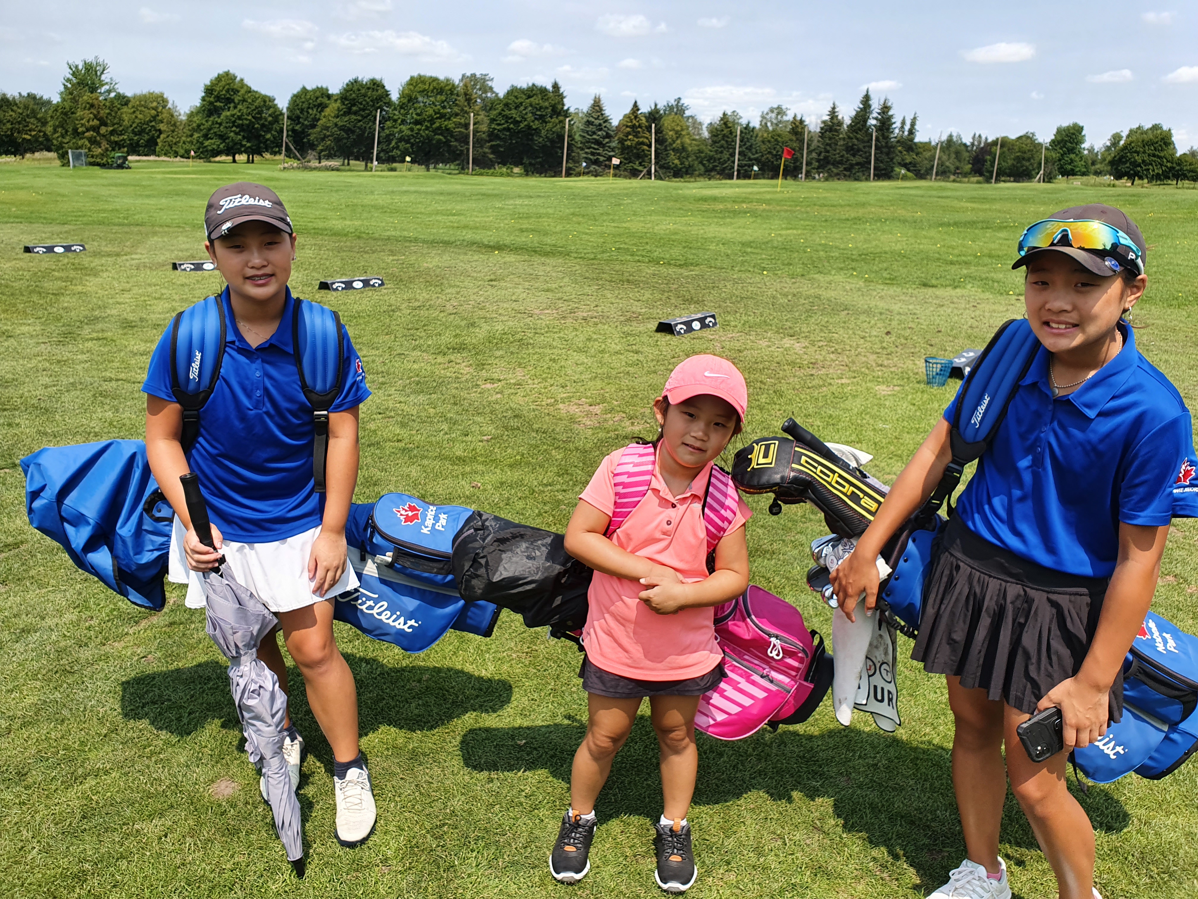 Kaprice, Lanai and Nobelle | Park Sisters at the Golf Coure | Jung Park