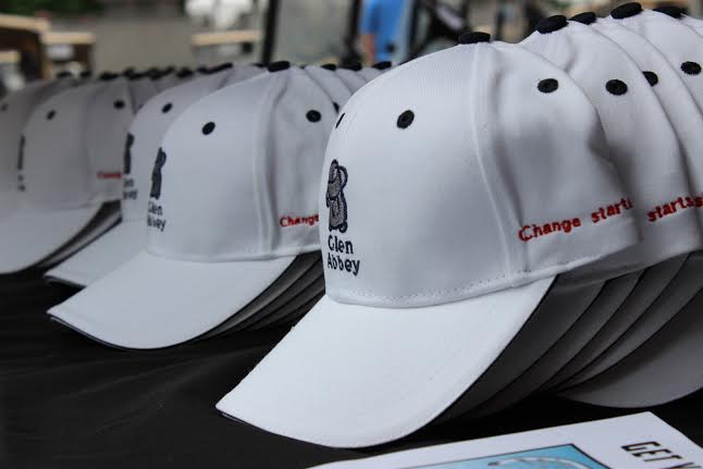 Golf Caps lined up | United Way Oakville