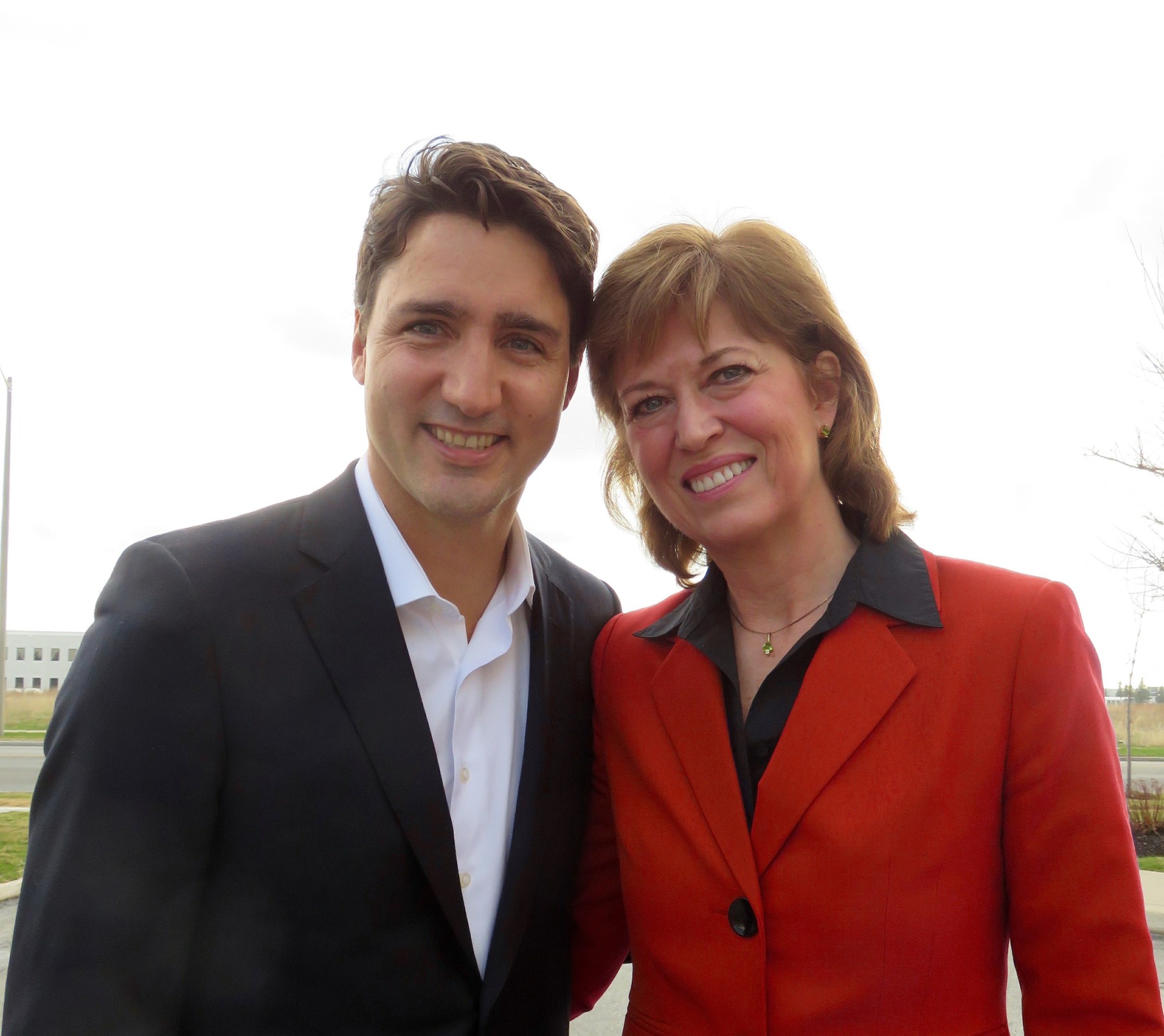Liberal Leader Justin Trudeau and Pam Damoff | Pam Damoff