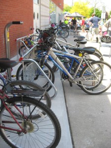 bike racks | The town will increase the number of bike racks/rings on the side streets in downtown Oakville. | Cycle Oakville