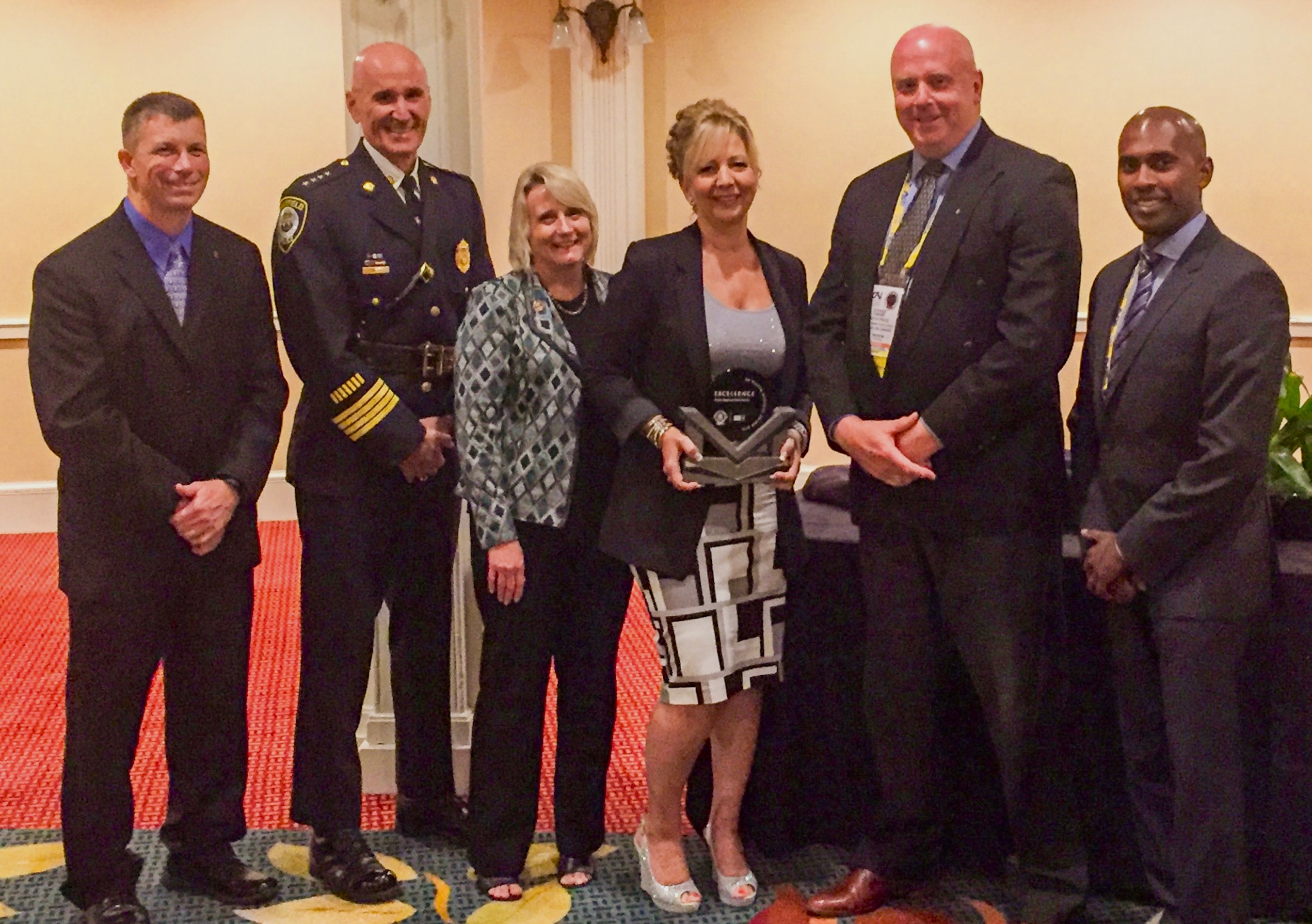 Award from International Association of Chiefs of Police/Login Inc. Presented at Conference in San Diego | HRPS