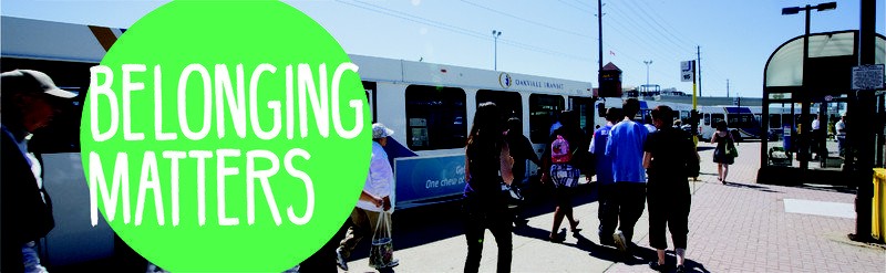 People by a bus | Oakville Community Foundation