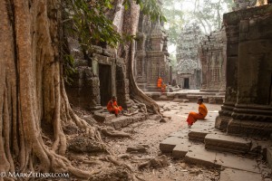 4-cambodia-temple-monks-markzelinski.com |  Ta Prohm, Cambodia