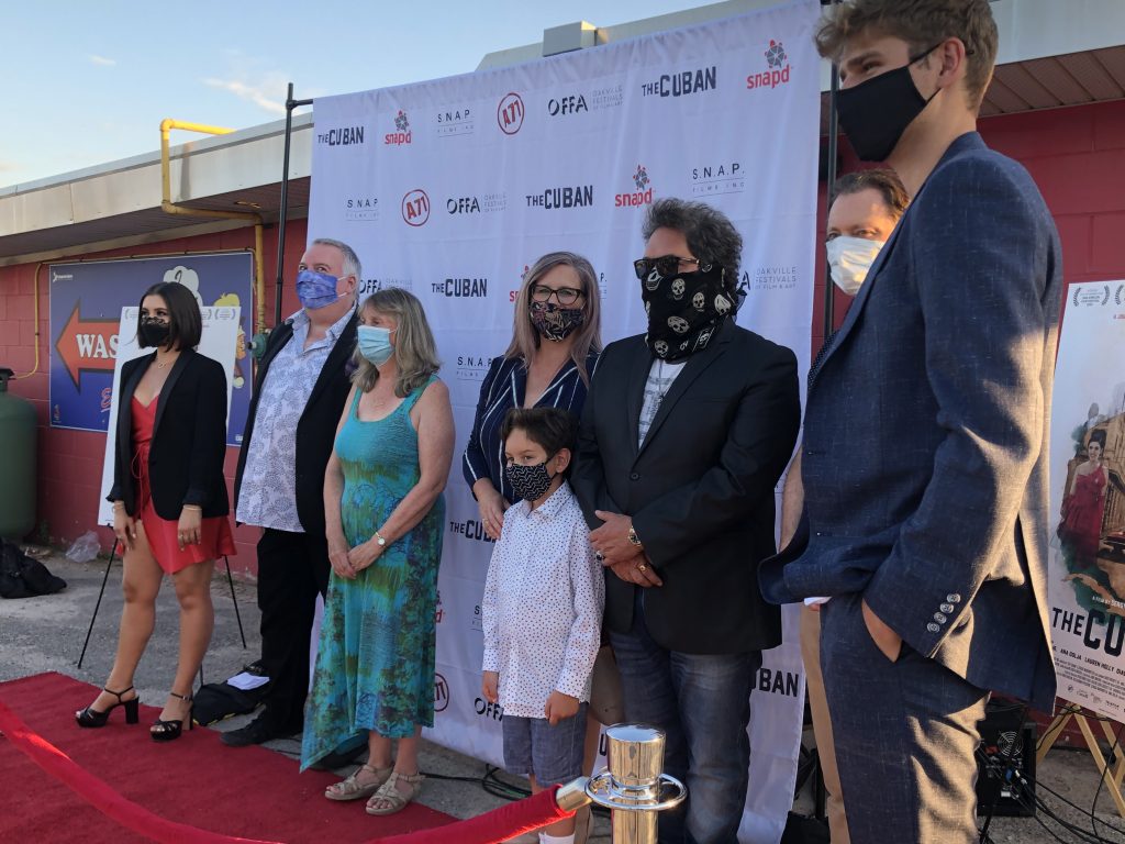 The cast and crew of The Cuban on the red carpet | Tyler Collins