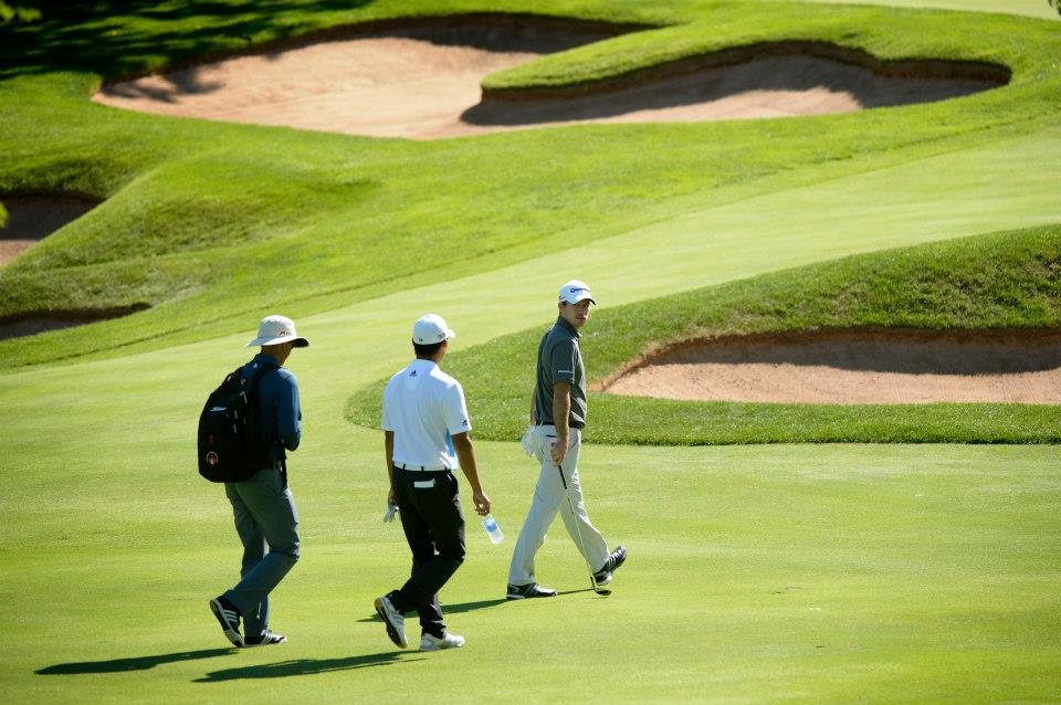 3 men walking the golf course | Bernard Brault, Golf Canada
