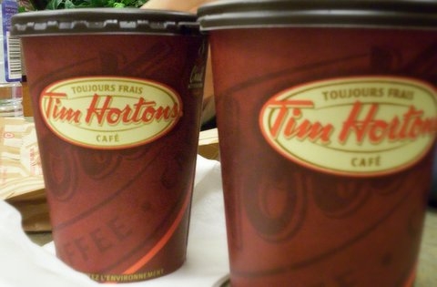 tim-hortons-coffee cups, layoffs, January 27 2015 | Richard Hsu  -  Foter  -  CC BY-ND