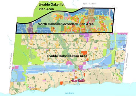PlanOakville-planning-context-map, population growth | Town of Oakville