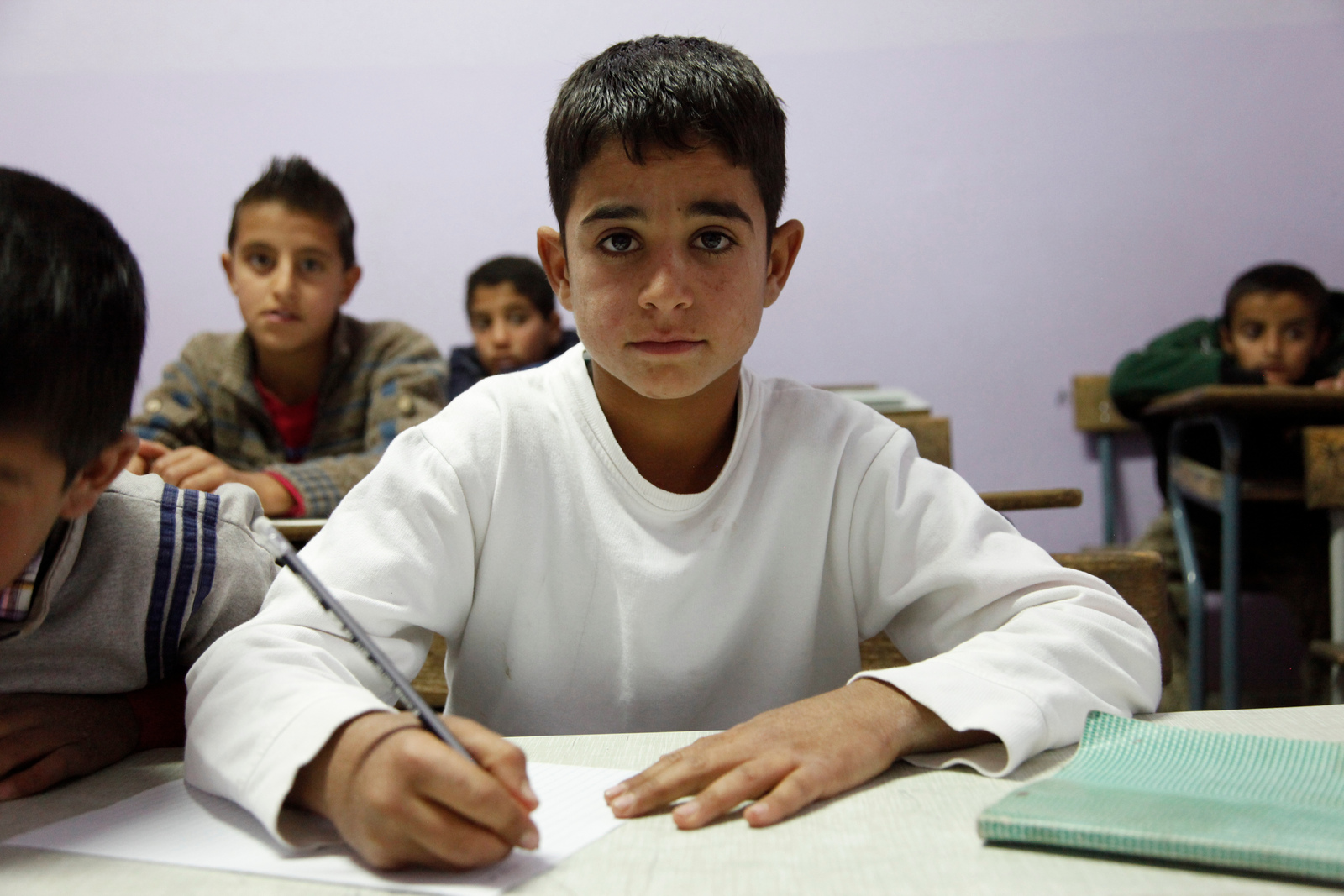 Syrian boy in school at a desk |  DFID - UK Department for International Development via Foter.com  -  CC BY