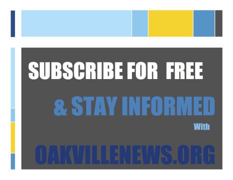 Free Subscription, Oakville News
