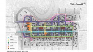 Road Network of Downtown Oakville for Proposal 1