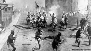 Image from the 1916 film "The Birth of a Nation". (Epoch Producing). |  Image from the 1916 film 