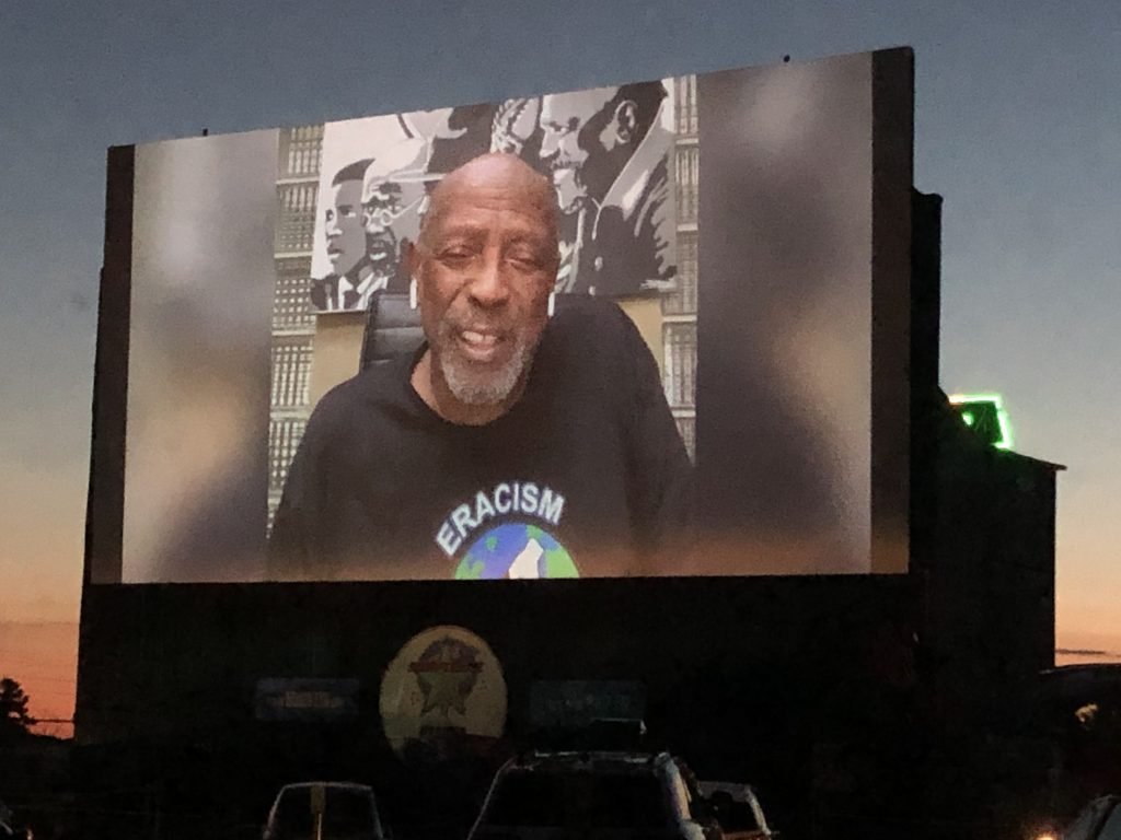 Academy Award winner and film star Louis Gossett Jr. in a pre-recorded message prior to the film premiere at Oakville