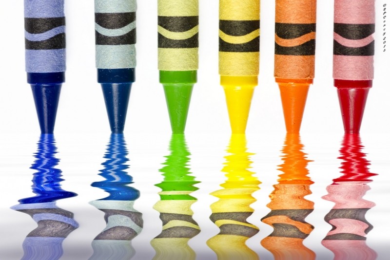 coloured crayons reflected | Steve Corey via Foter.com  -  CC BY-ND