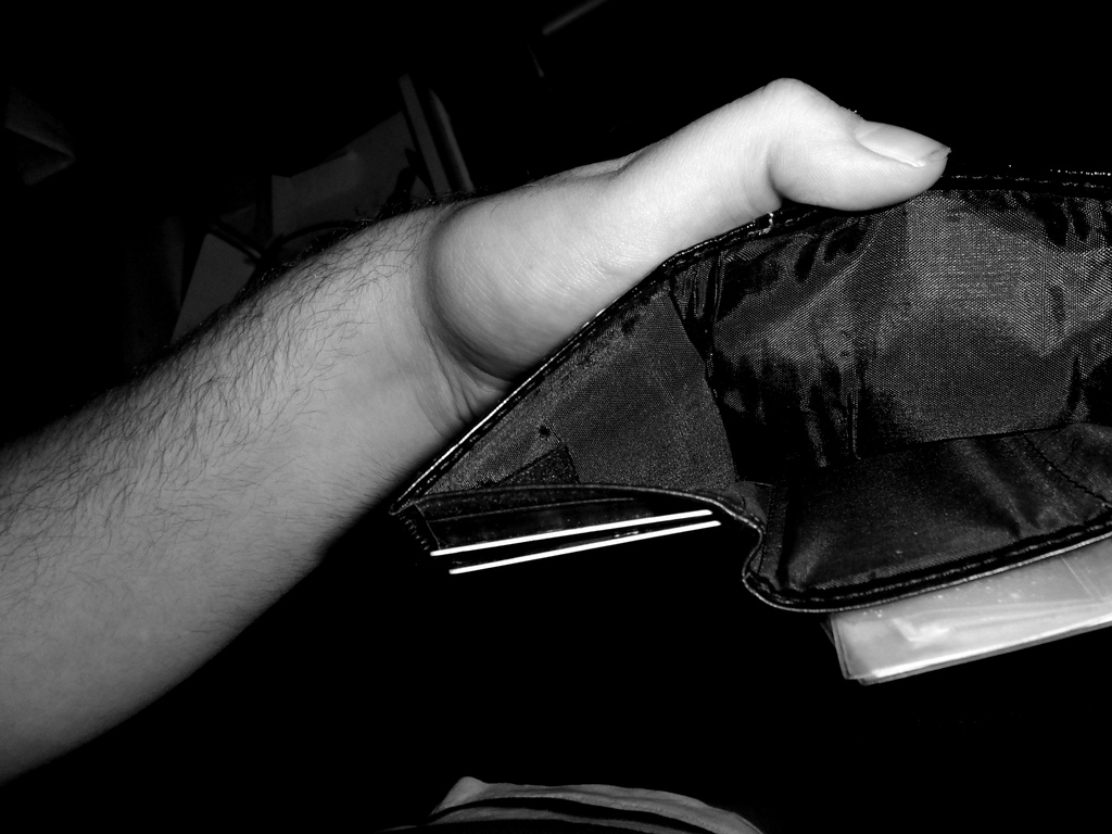 Empty Wallet |  TheDarkThing  -  Foter  -  CC BY