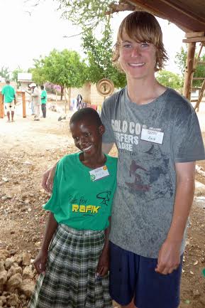 Anna and Zack Mulvale at Rafki Orphanage | Catherine Mulvale