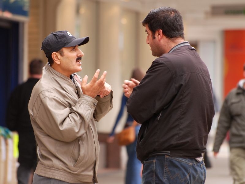 two men in conversation | polandeze via Foter.com  -  CC BY