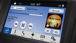 Electronic touch screen |  The Sync 3 voice command system is responsive and efficient for telephone and media and a little less efficient but still quite useable for navigation.