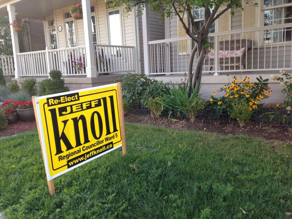 Jeff Knoll Election Sign | Jeff Knoll