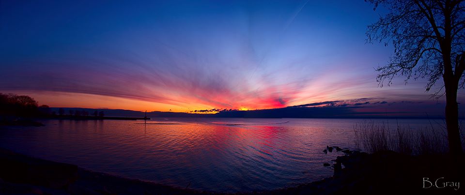 Sunrise over Coronation Park, Oakville, Ontario, November 2016, Brian Gray Photography | Brian Gray Photography
